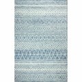 Bashian 2 ft. 6 in. x 8 ft. Valencia Collection Transitional 100 Percent Wool Hand Tufted Area Rug, Denim R131-DEN-2.6X8-AL118
